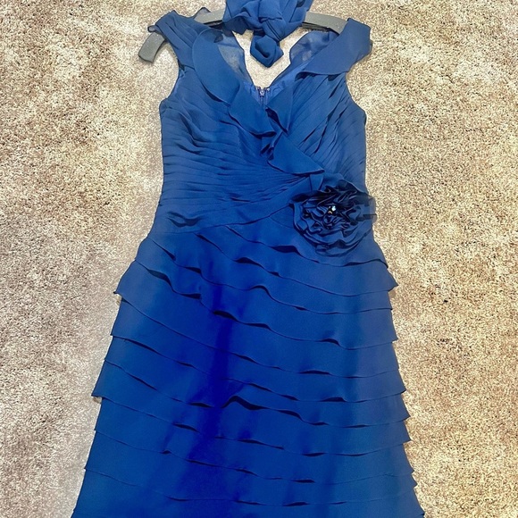 Jovani Dresses & Skirts - Jovani Blue Formal Dress size 6